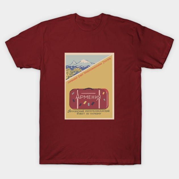 Soviet Armenia Tourism Ad T-Shirt by armeniapedia